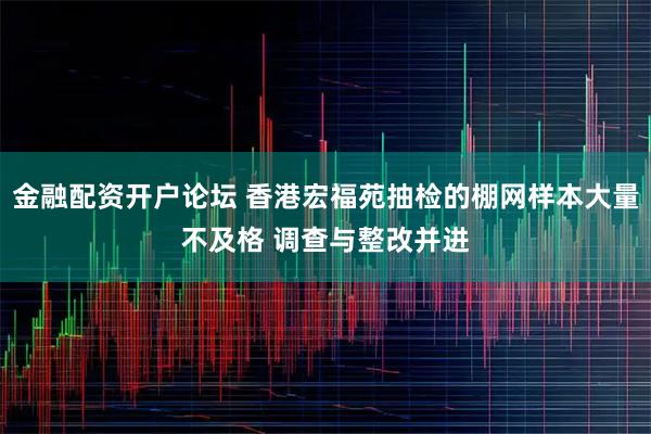金融配资开户论坛 香港宏福苑抽检的棚网样本大量不及格 调查与整改并进